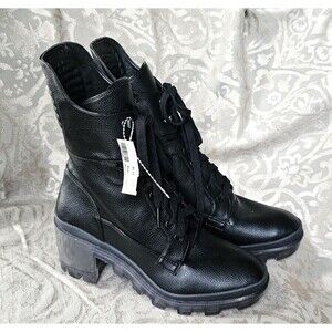 Della Terra Hudson Vegan Combate Boots Sz 8.5